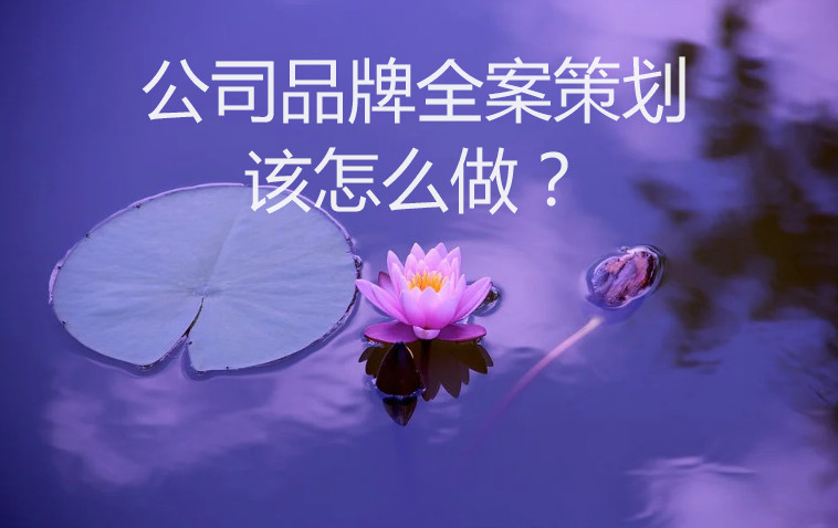 公司品牌全案策劃該怎么做？