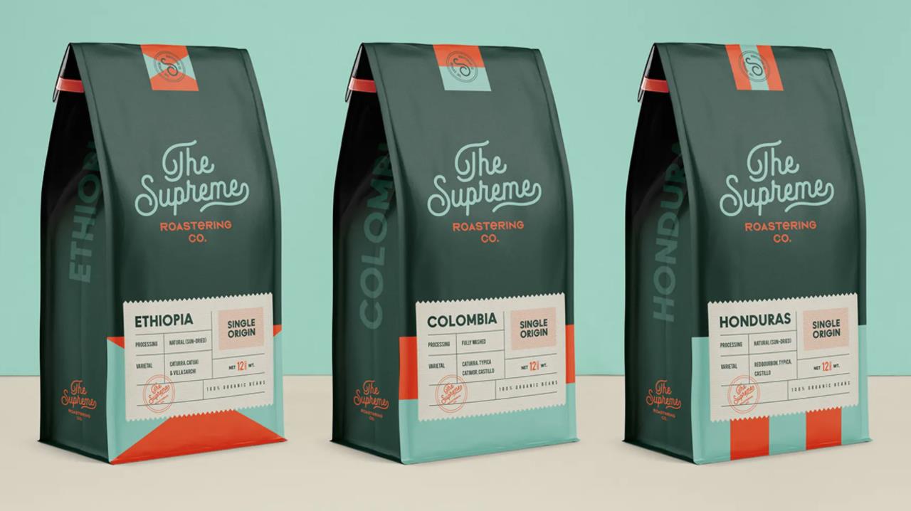 咖啡包裝袋設(shè)計(jì)-掀起一股時尚潮流復(fù)古風(fēng)