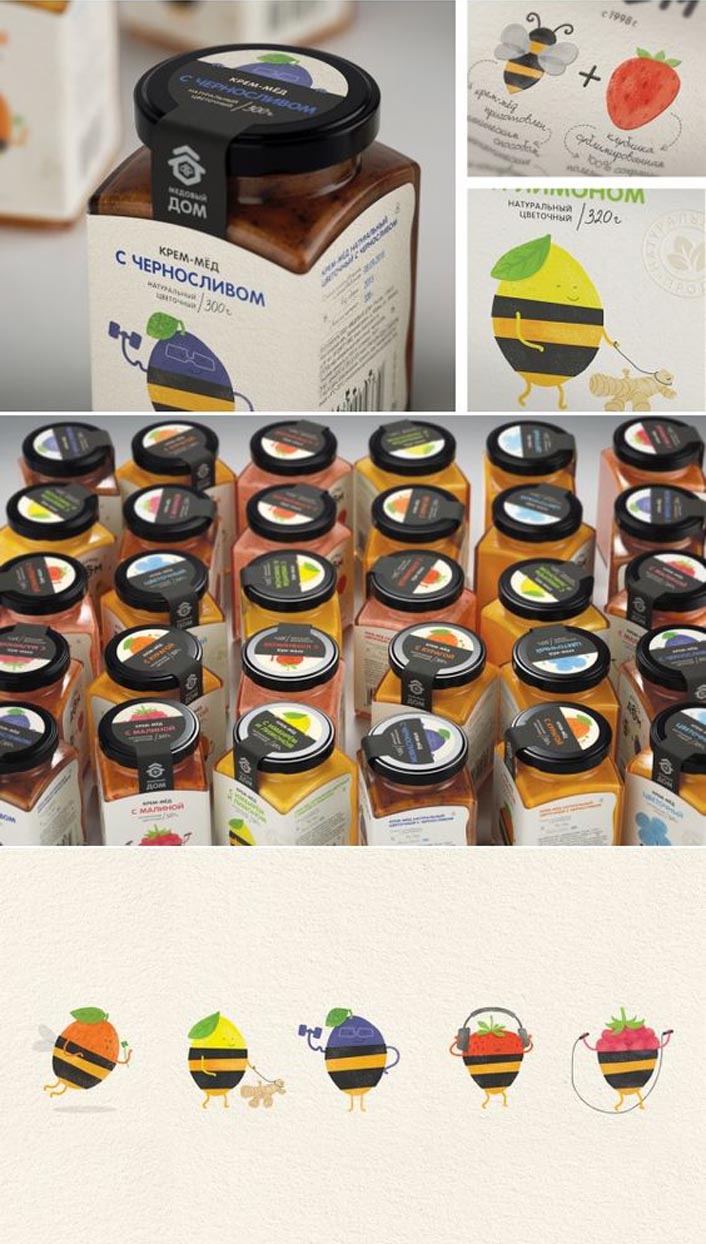 蜂蜜包裝設(shè)計,蜂產(chǎn)品包裝設(shè)計