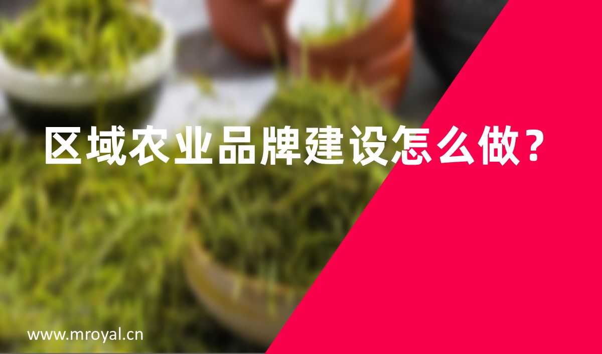 區(qū)域農(nóng)業(yè)品牌建設(shè)怎么做？